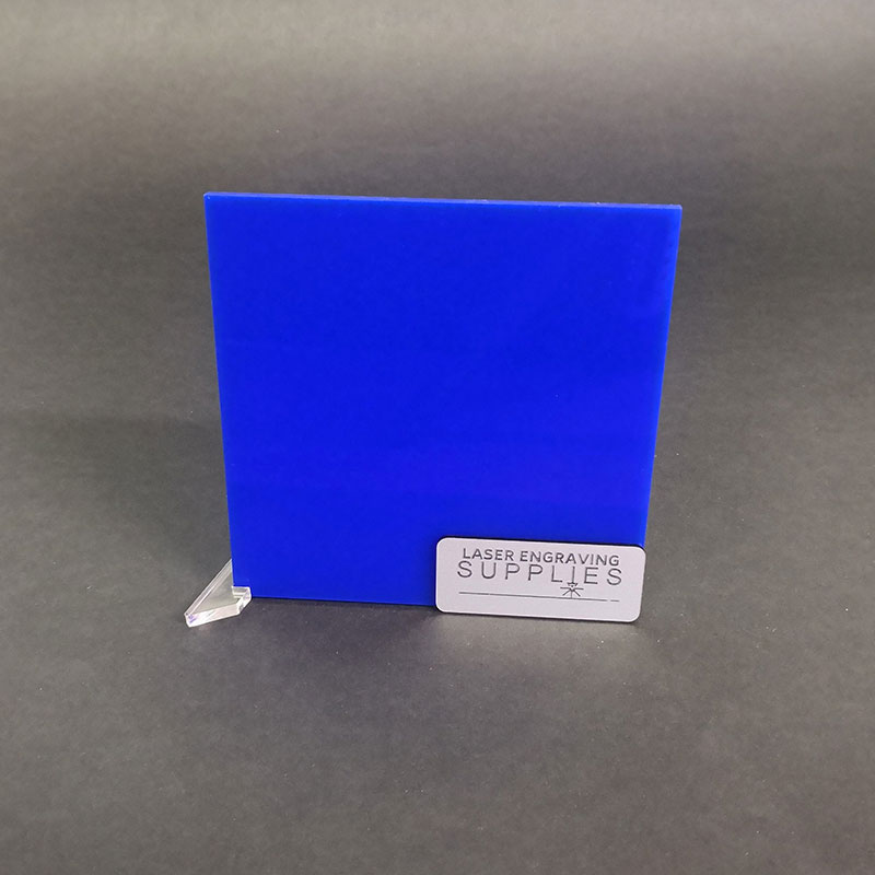 Blue Cast Acrylic 600x400x3mm - Laser Engraving Supplies