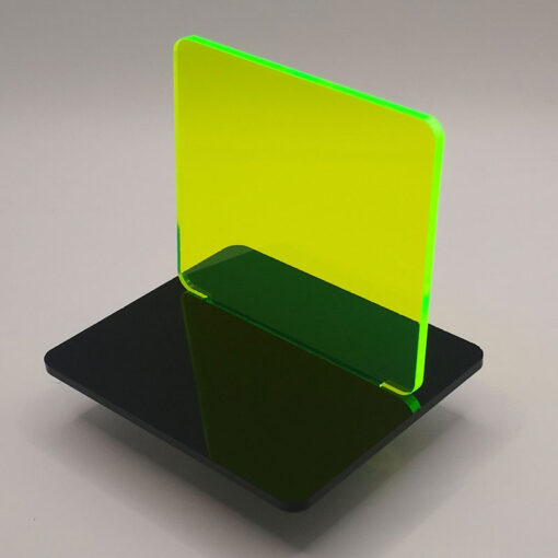Fluorescent Green Cast Acrylic 600x400x3mm