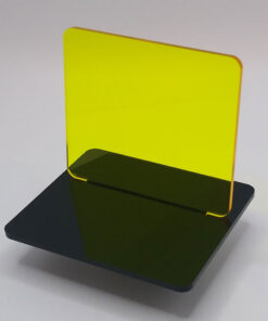 Fluorescent Yellow Cast Acrylic 600x400x3mm