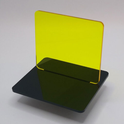 Fluorescent Yellow Cast Acrylic 600x400x3mm