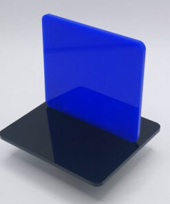 Translucent Blue Cast Acrylic 600x400x3mm