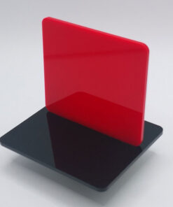Translucent Red Cast Acrylic 600x400x3mm