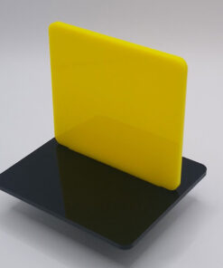 Translucent Yellow Cast Acrylic 600x400x3mm