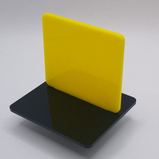 Translucent Yellow Cast Acrylic 600x400x3mm