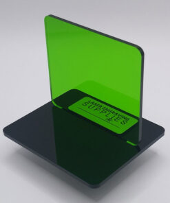 Transparent  Green Cast Acrylic 600x400x3mm